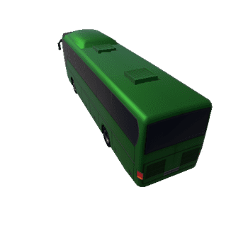 City Bus Lowpoly3_Green